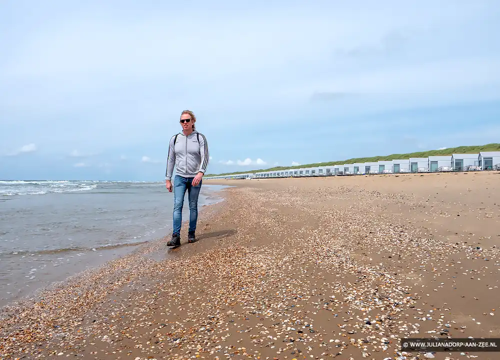 Wandelen strand Julianadorp aan Zee